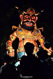 A Moving Naraksur at a competiton